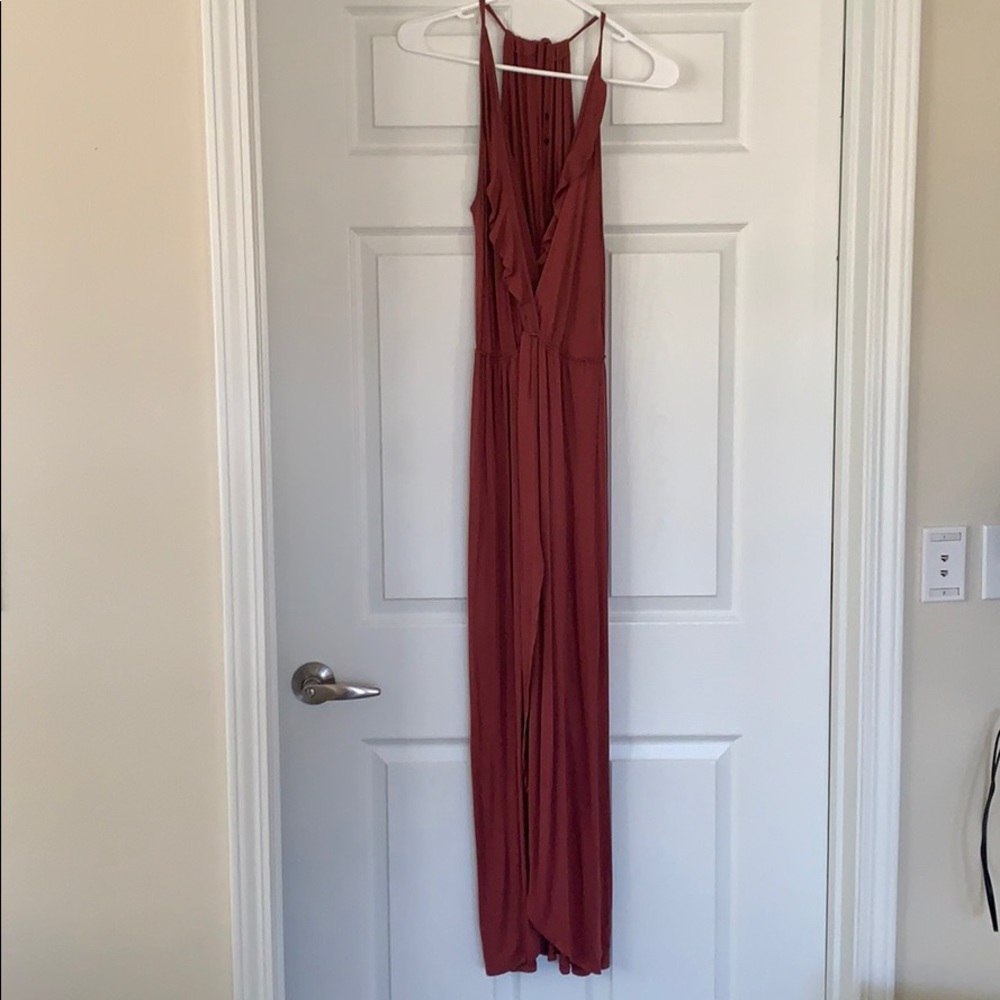 Coral/Mauve Maxi Dress